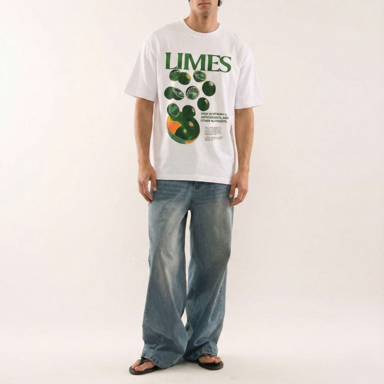 Limes Fruit Graphic Tee – Y2K Retro Aesthetic