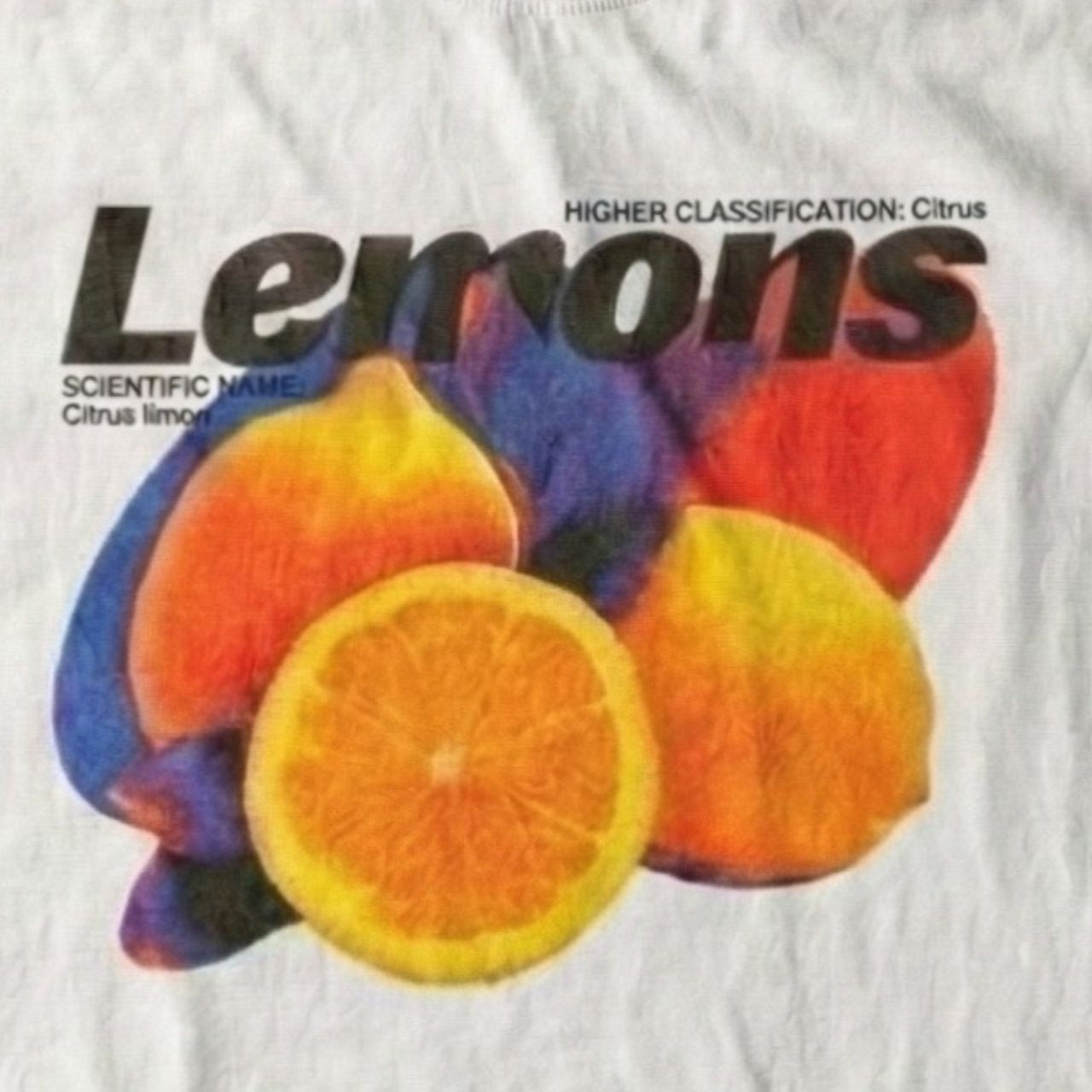 Lemons Vintage Graphic Tee – Y2K Retro Aesthetic