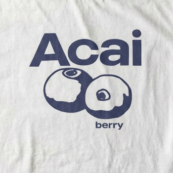 Acai Japanese Streetwear Tee – Washed Retro Y2K Aesthetic