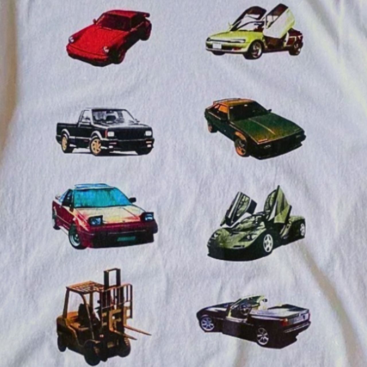 Vintage Cars Graphic Tee – Retro Y2K Streetwear
