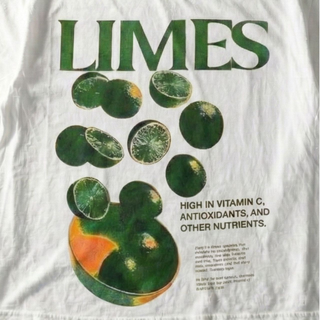 Limes Fruit Graphic Tee – Y2K Retro Aesthetic